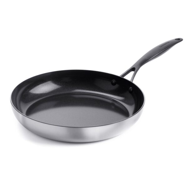 GreenPan Venice Pro Noir 11 in 3Ply Stainless Steel Ceramic NonStick Frying Pan