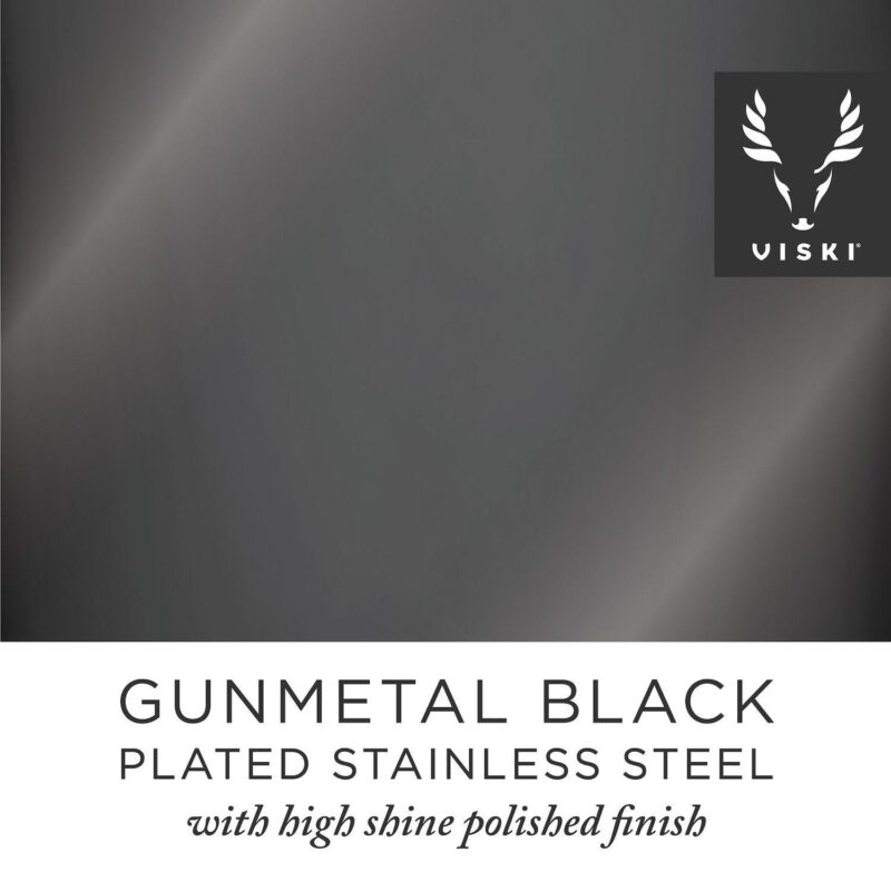 Gunmetal Heavyweight Cocktail Shaker by Viski - Image 5