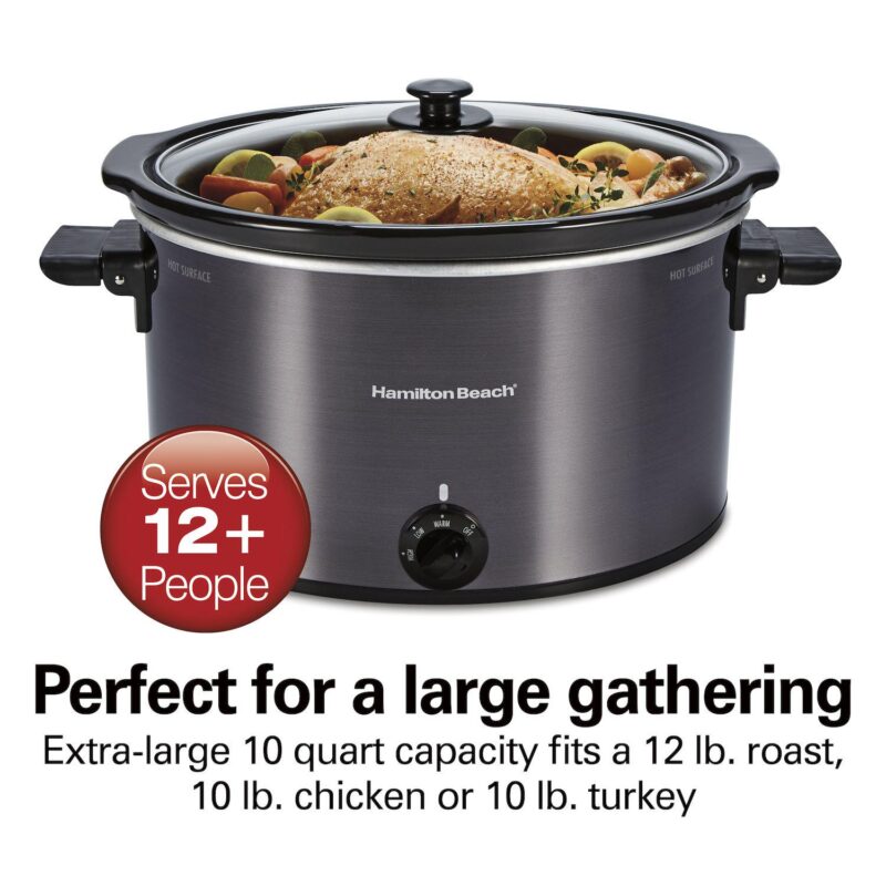 Hamilton Beach 10-qt. Oval Slow Cooker - Image 2