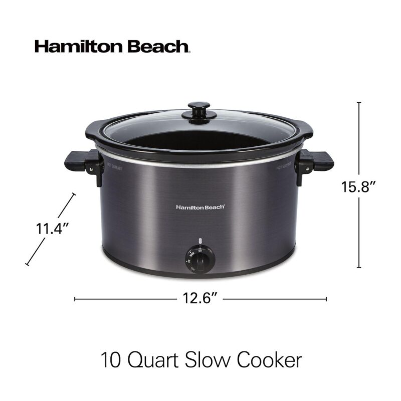 Hamilton Beach 10-qt. Oval Slow Cooker - Image 7