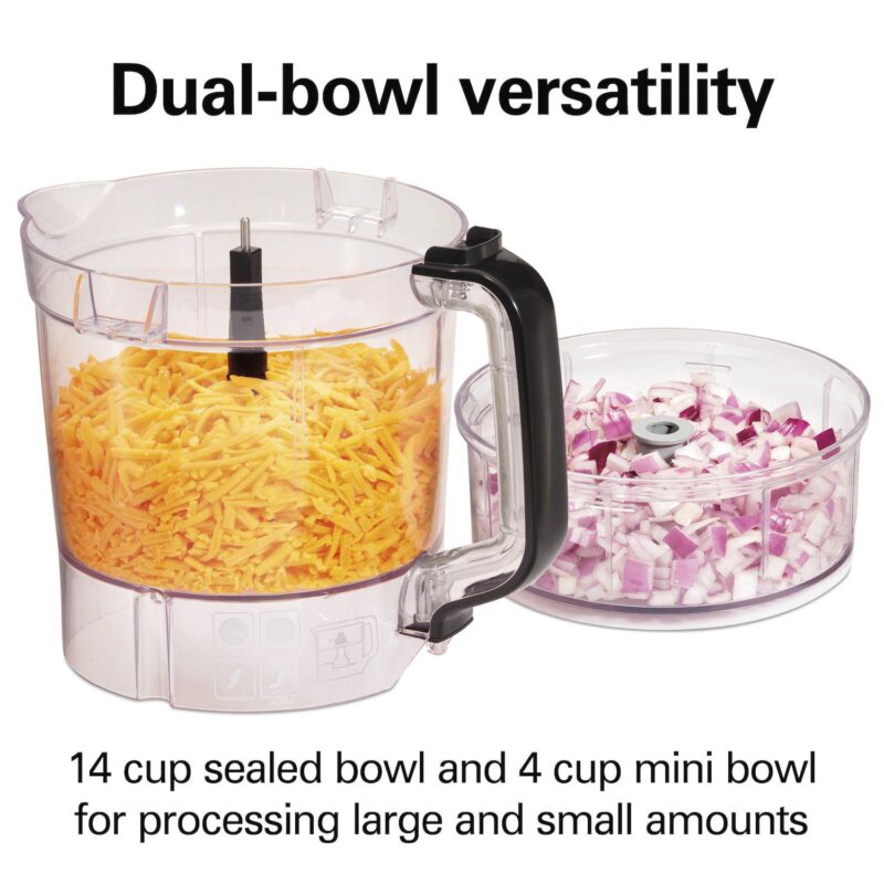Hamilton Beach 14-Cup Stack and Snap Duo Food Processor - Image 2