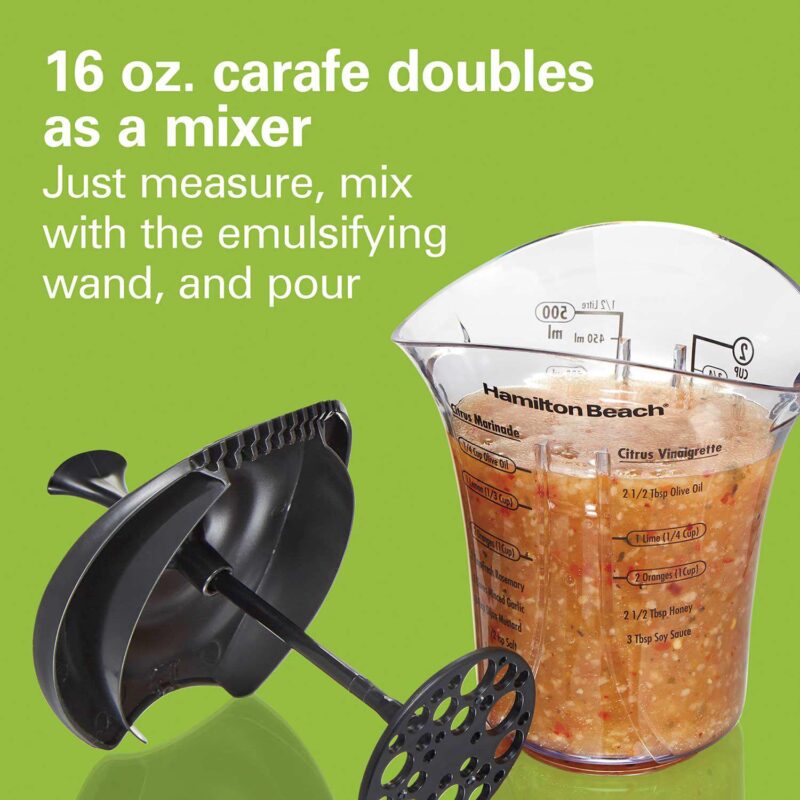 Hamilton Beach 2 Cup Electric Citrus Juicer With Salad Dressing Mixer - Image 3