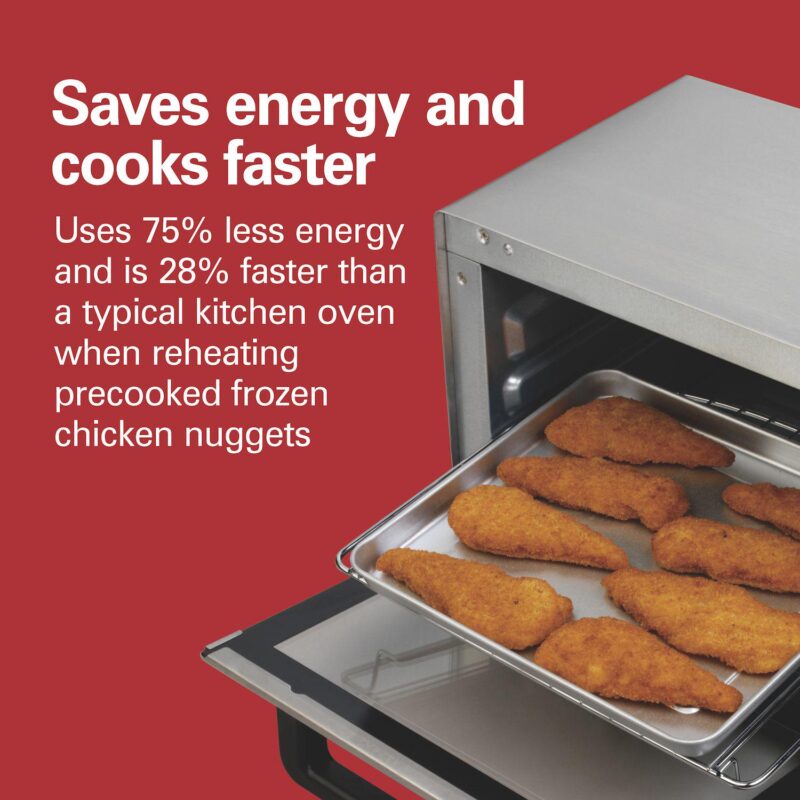 Hamilton Beach 4 Slice Broiler Toaster Oven - Image 6