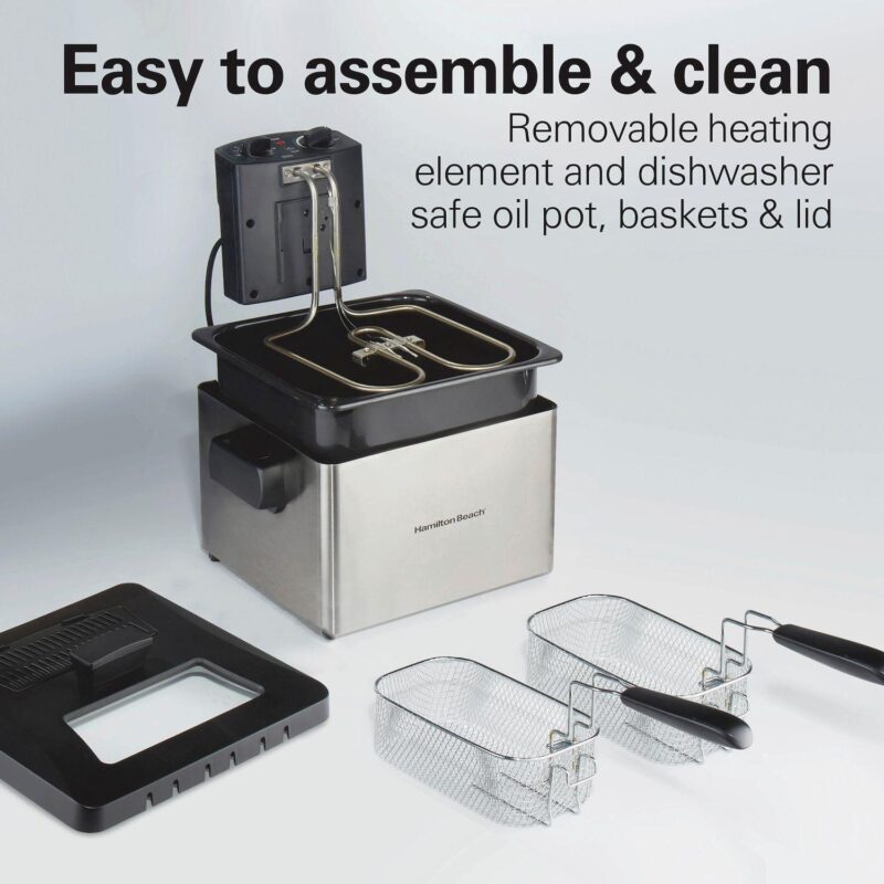 Hamilton Beach 5-qt. Dual Deep Fryer - Image 5