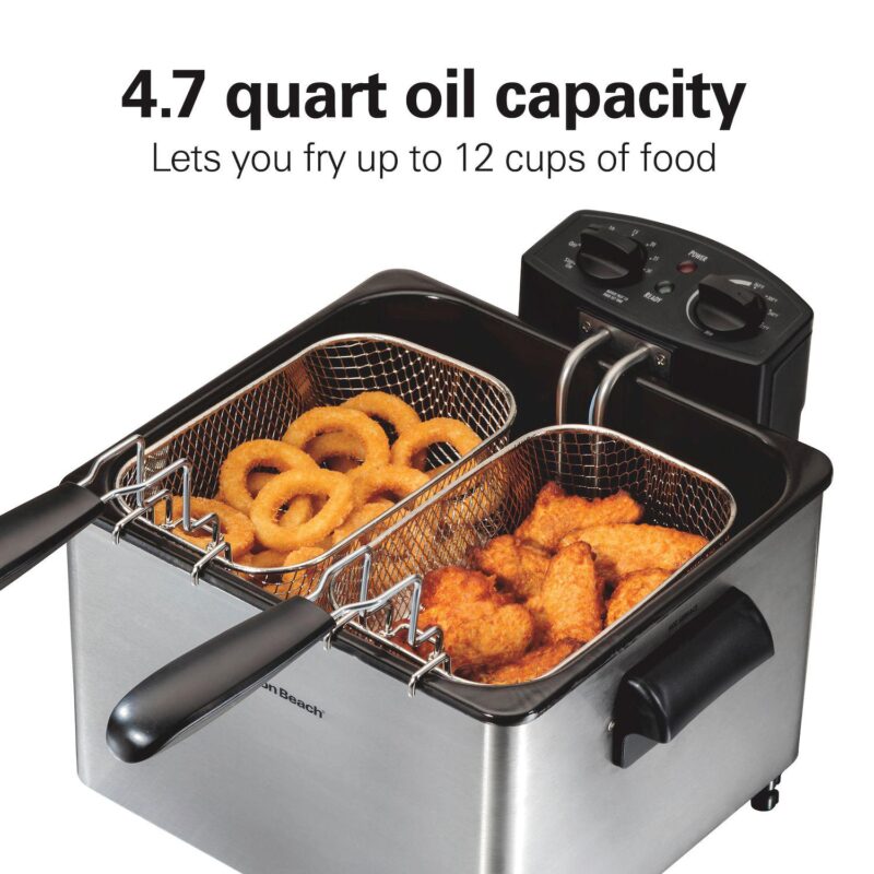Hamilton Beach 5-qt. Dual Deep Fryer - Image 2