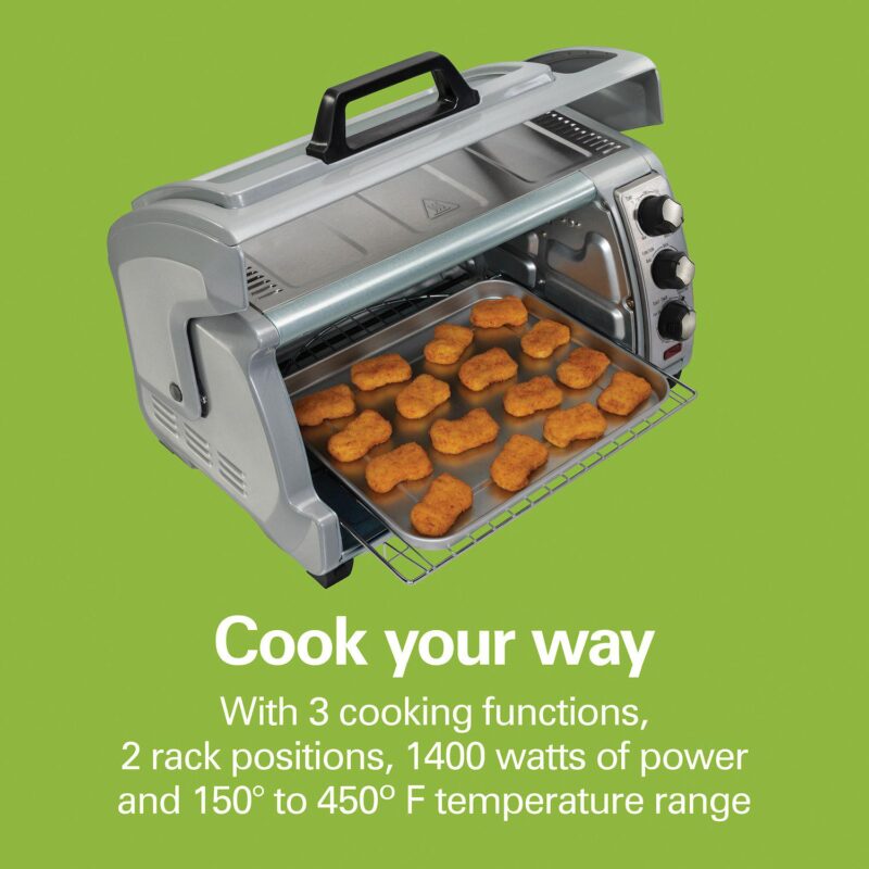 Hamilton Beach 6-Slice Easy Reach Toaster Oven - Image 4