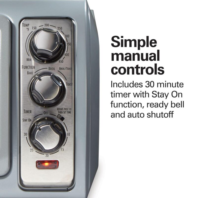 Hamilton Beach 6-Slice Easy Reach Toaster Oven - Image 5