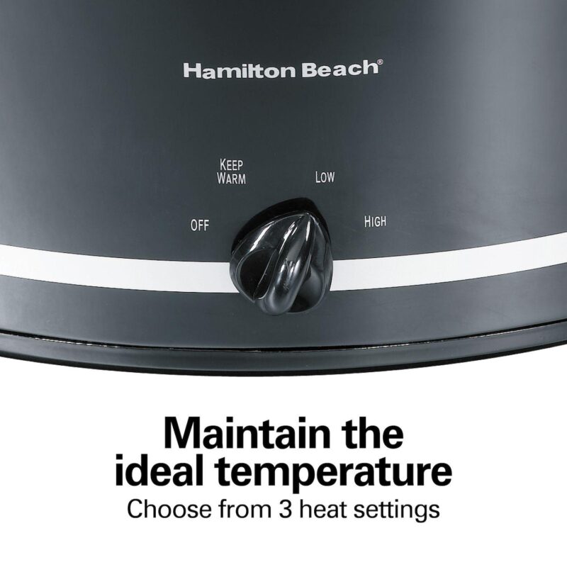 Hamilton Beach 8 Qt Slow Cooker with Lid Rest - Image 5
