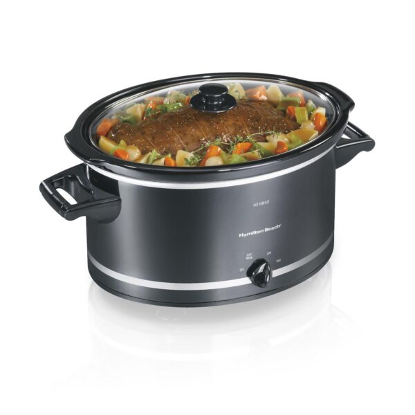 Hamilton Beach 8 Qt Slow Cooker with Lid Rest