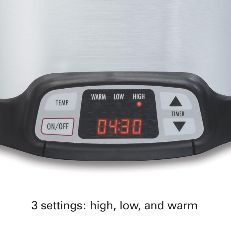 Hamilton Beach 8-qt. Programmable Slow Cooker - Image 4