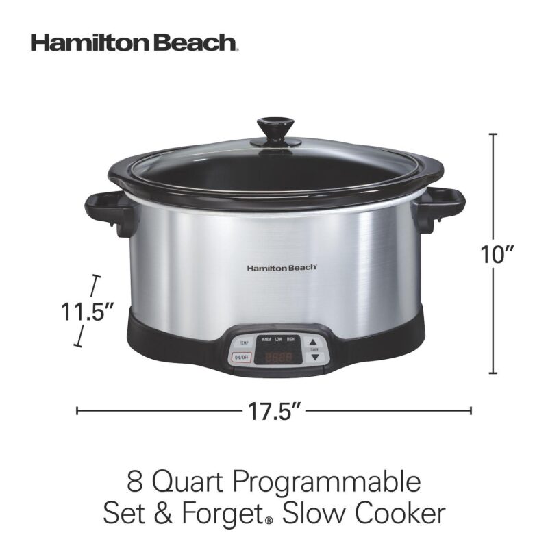 Hamilton Beach 8-qt. Programmable Slow Cooker - Image 8