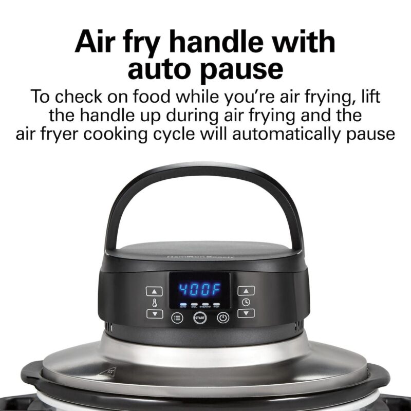 Hamilton Beach Air Fryer Lid for 6-qt. Oval Slow Cookers - Image 7