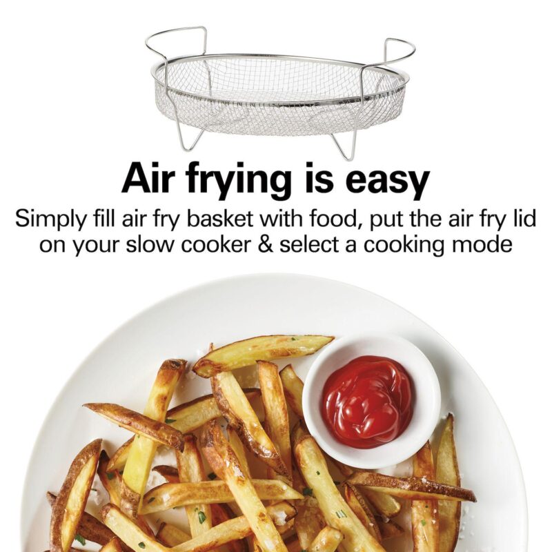 Hamilton Beach Air Fryer Lid for 6-qt. Oval Slow Cookers - Image 5