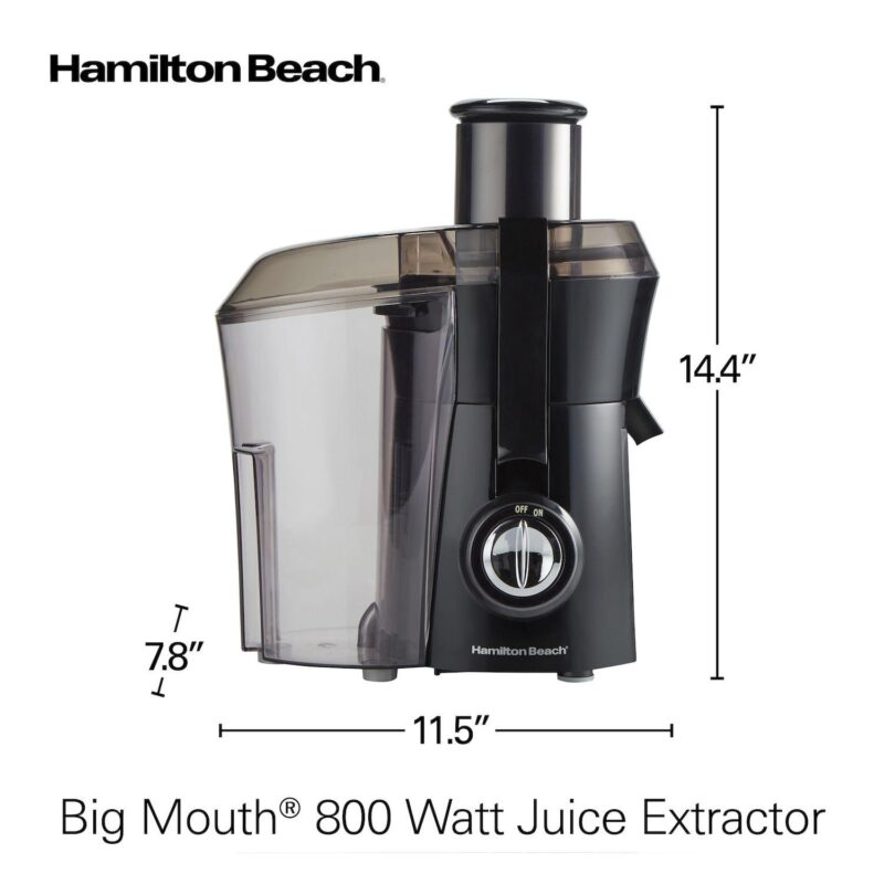 Hamilton Beach Big Mouth 800 Watt Juice Extractor - Image 7