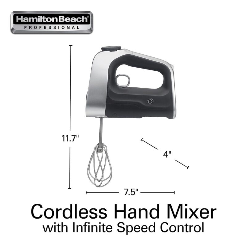 Hamilton Beach Cordless Hand Mixer with Infinite Speed Control - Image 10