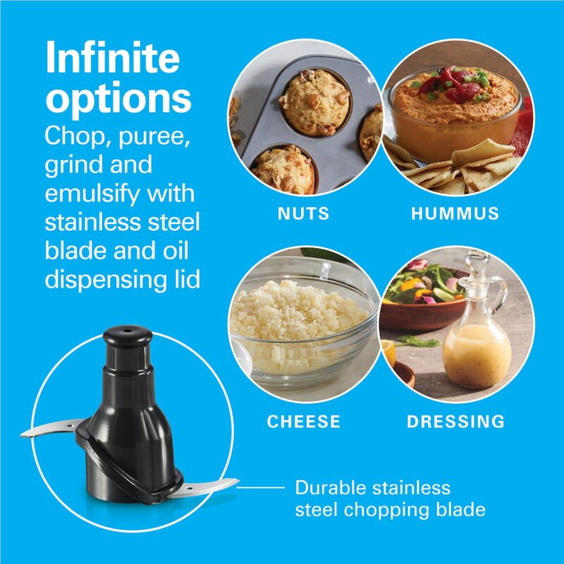 Hamilton Beach Cordless 4 Cup Food Chopper - Image 8