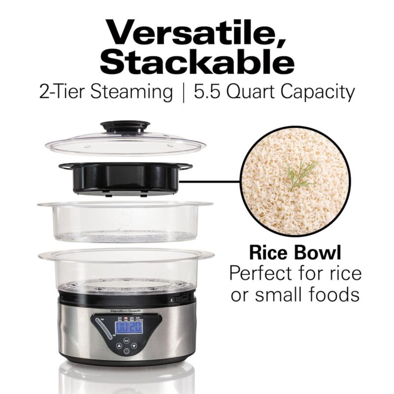 Hamilton Beach Digital Food Steamer - Image 4