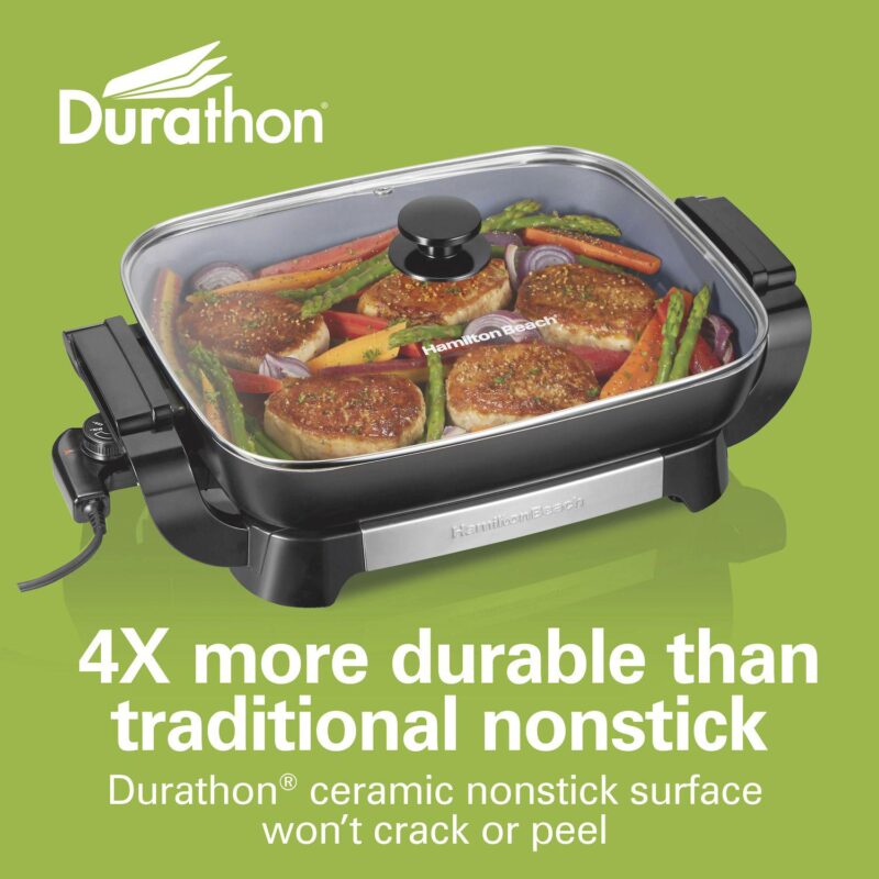 Hamilton Beach Durathon Ceramic Skillet - Image 3