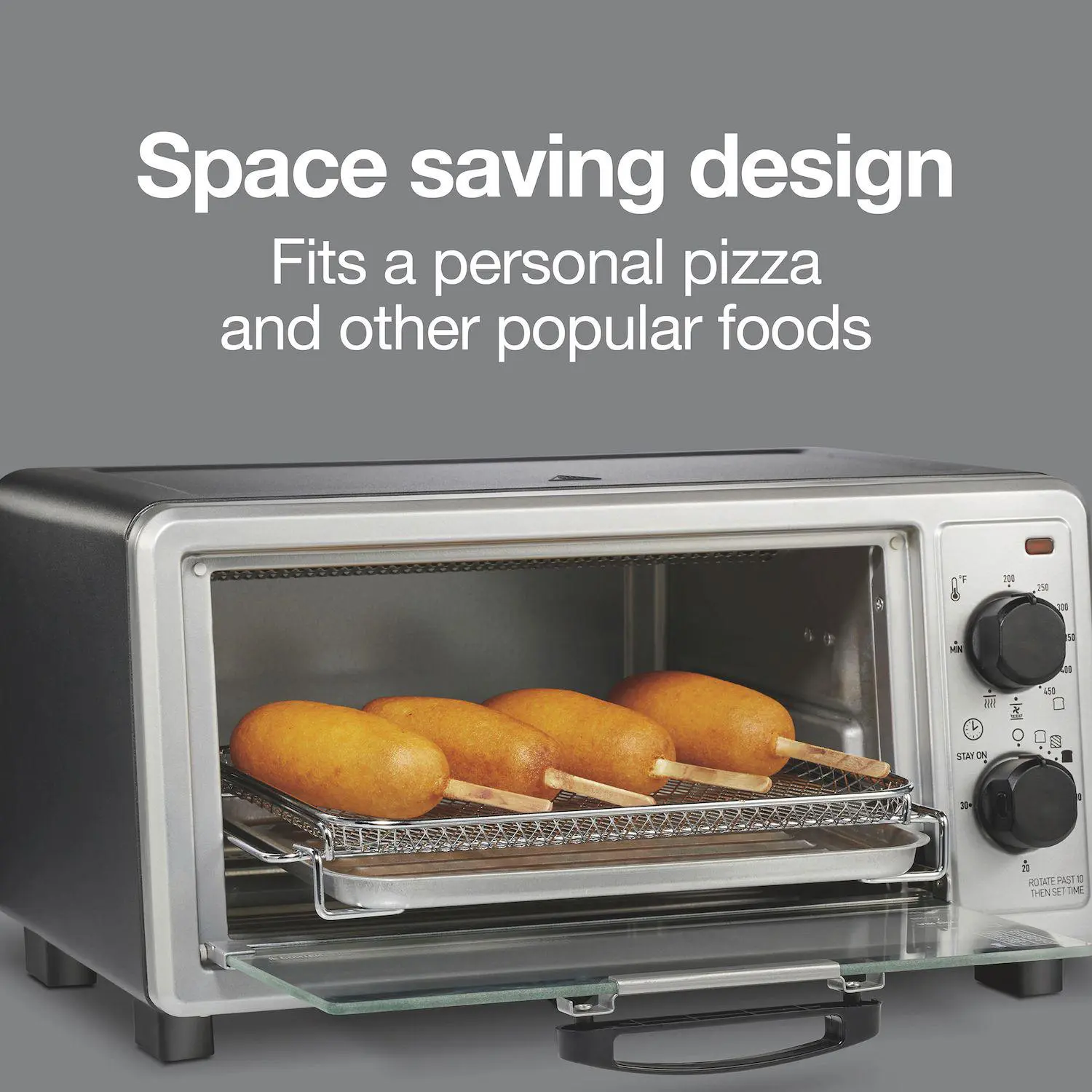 Hamilton Beach Proctor Silex Simply-Crisp Air Fryer Toaster Oven 4 Hamilton Beach Proctor Silex Simply-Crisp Air Fryer Toaster Oven - Image 4