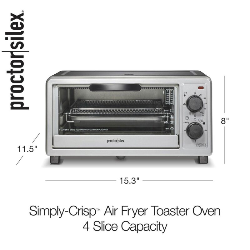 Hamilton Beach Proctor Silex Simply-Crisp Air Fryer Toaster Oven - Image 7