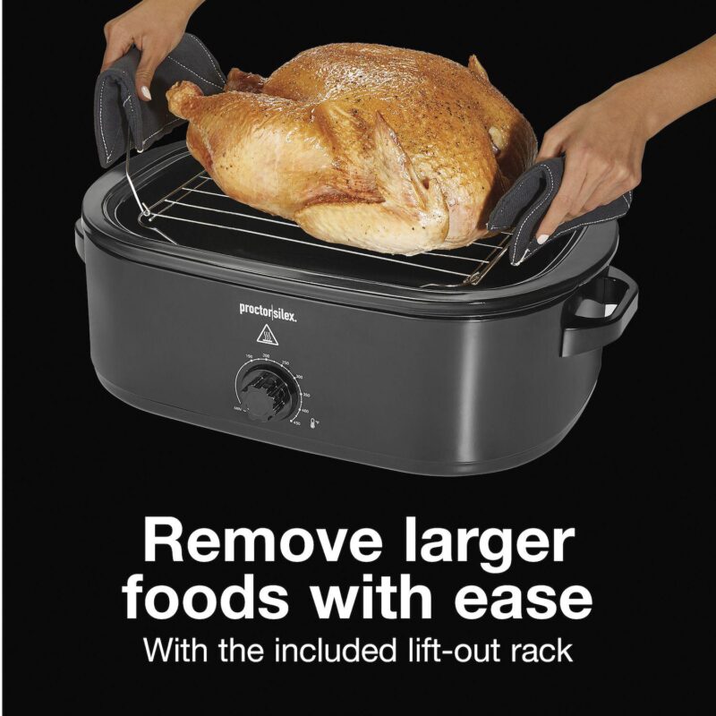 Hamilton Beach Proctor Silex 18-qt. Roaster Oven Black - Image 6