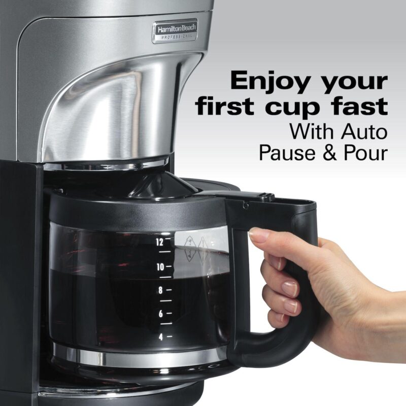 Hamilton Beach Professional 12-Cup Programmable Coffee Maker - Image 9