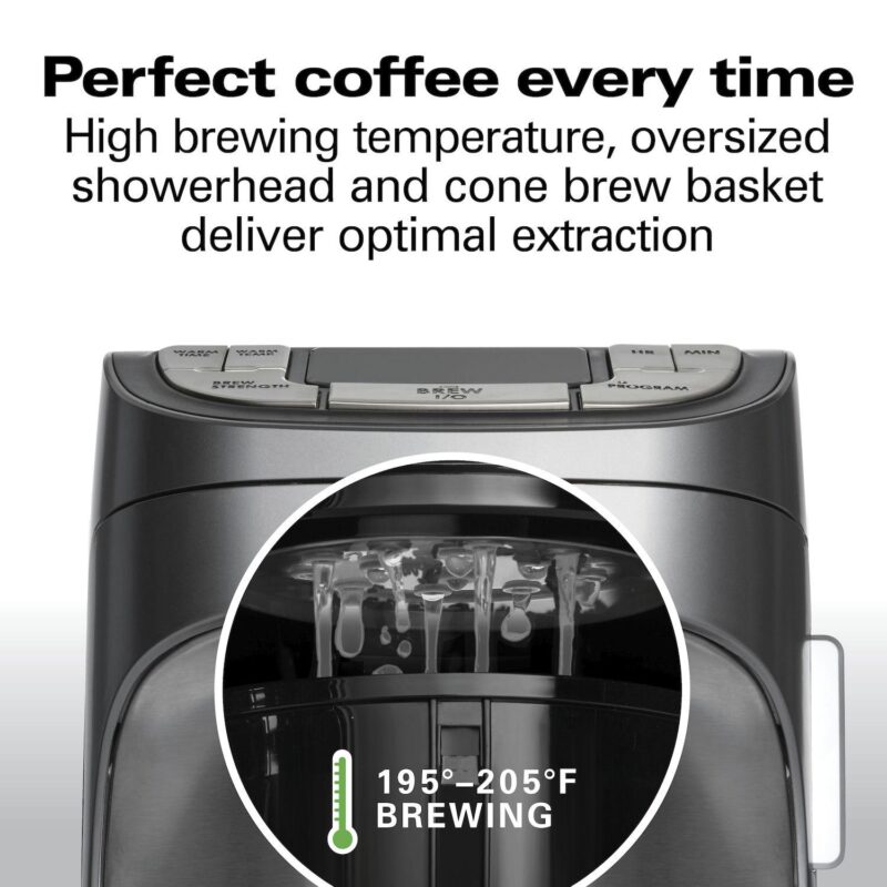 Hamilton Beach Professional 12-Cup Programmable Coffee Maker - Image 8
