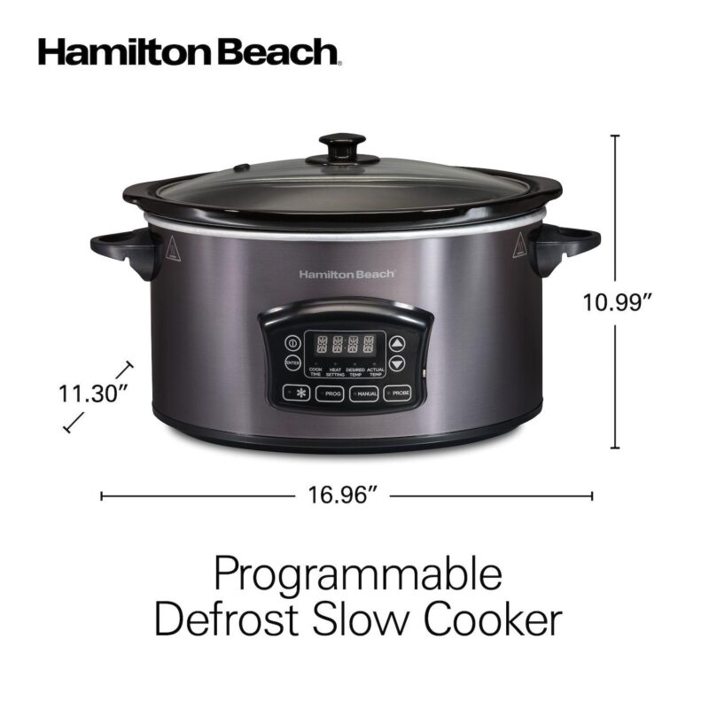 Hamilton Beach Programmable 6-qt. Defrost Slow Cooker - Image 7