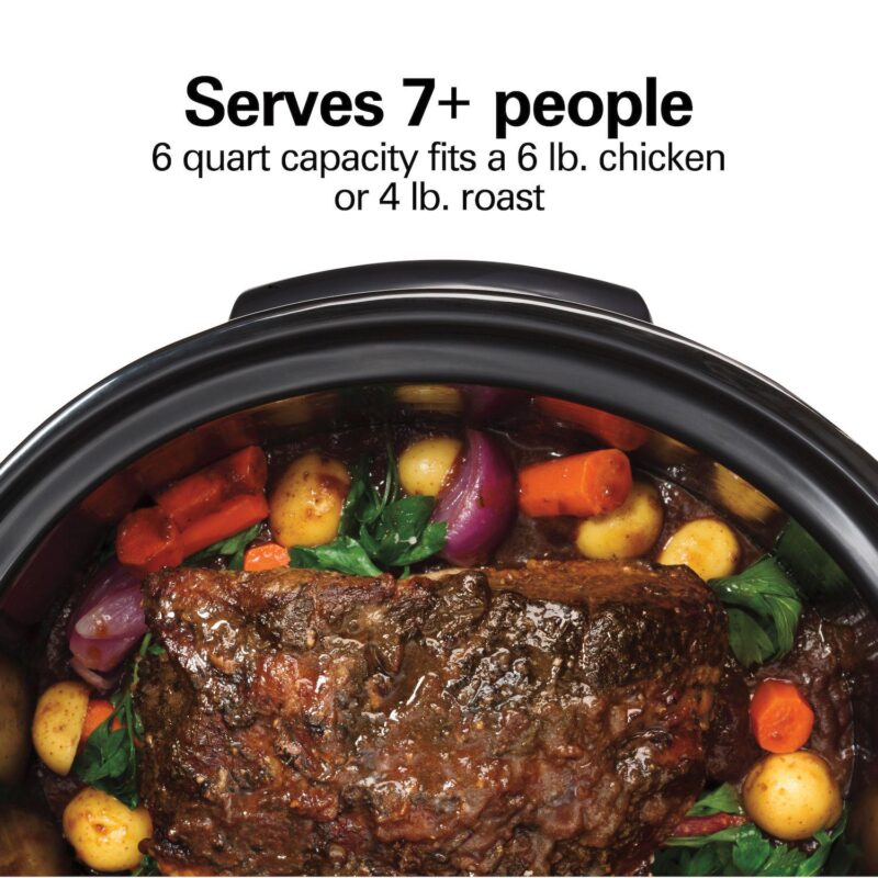 Hamilton Beach Programmable 6-qt. Defrost Slow Cooker - Image 3