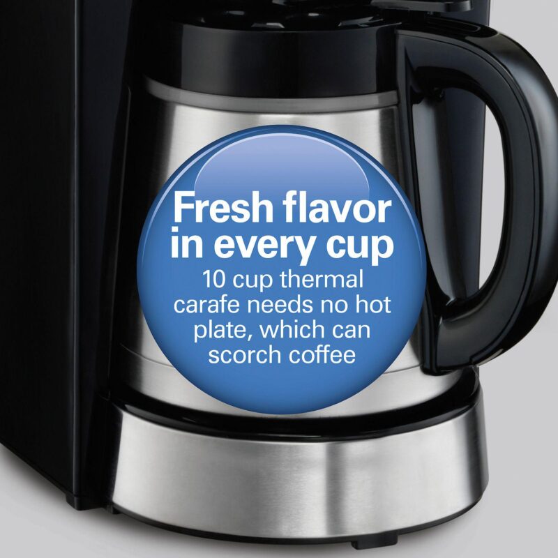 Hamilton Beach Programmable 10-Cup Thermal Coffee Maker - Image 3