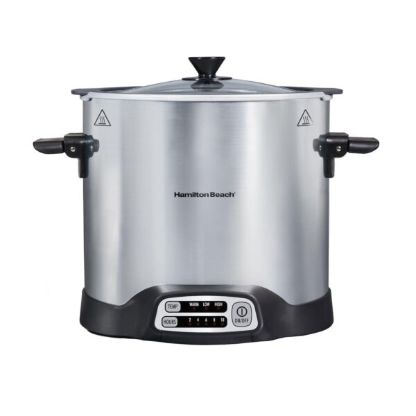 Hamilton Beach Sear and Cook Programmable 10-qt. Stockpot Slow Cooker