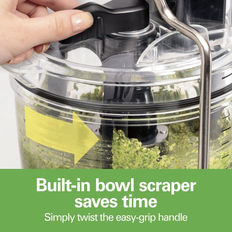 Hamilton Beach Stack and Snap 8-Cup Food Processor - Image 4