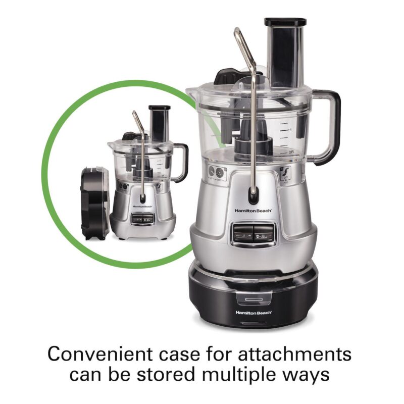 Hamilton Beach Stack and Snap 8-Cup Food Processor - Image 9