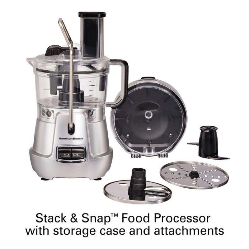 Hamilton Beach Stack and Snap 8-Cup Food Processor - Image 11