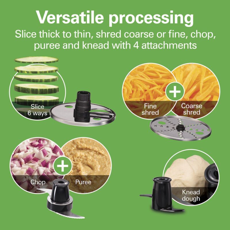 Hamilton Beach Stack and Snap 8-Cup Food Processor - Image 2