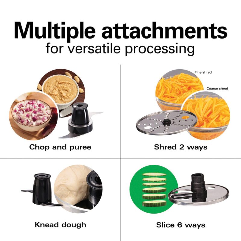 Hamilton Beach Stack and Snap 8-Cup Food Processor - Image 3