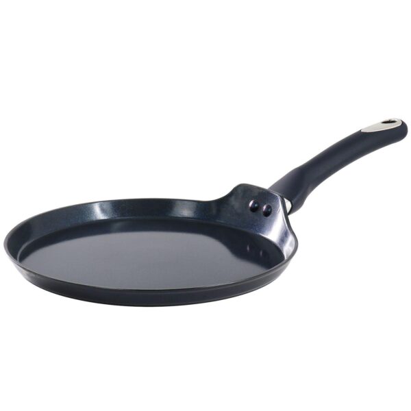 Hawke 10 Inch Ceramic Nonstick Comal Pan in Dark Blue