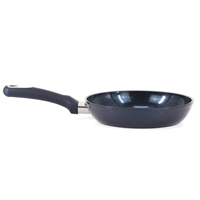 Hawke 9.5 Inch Ceramic Nonstick Aluminum Frying Pan in Dark Blue - Image 2