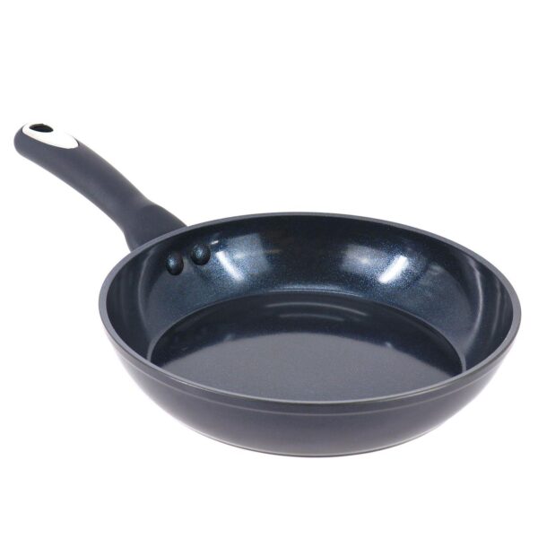 Hawke 9.5 Inch Ceramic Nonstick Aluminum Frying Pan in Dark Blue