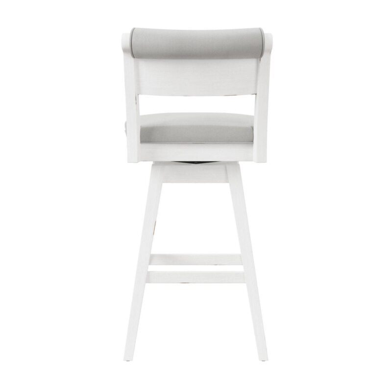 Hillsdale Furniture Clarion Wood and Upholstered Swivel Bar Stool - Image 13