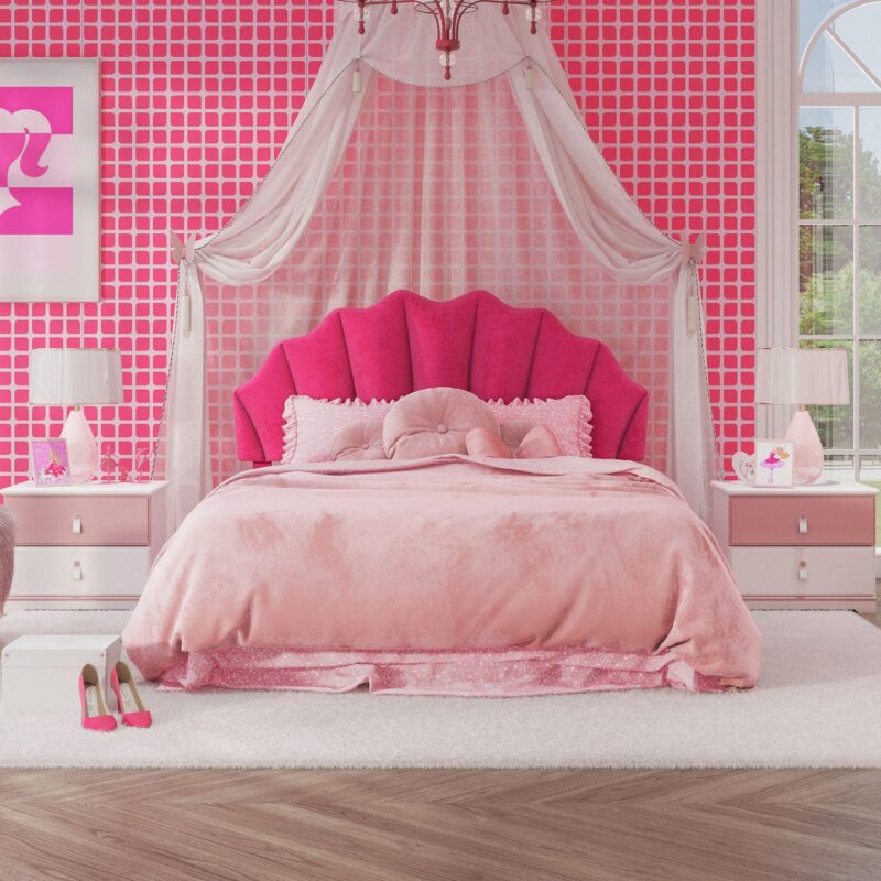 Hillsdale Furniture Elina Upholstered Headboard - Image 5