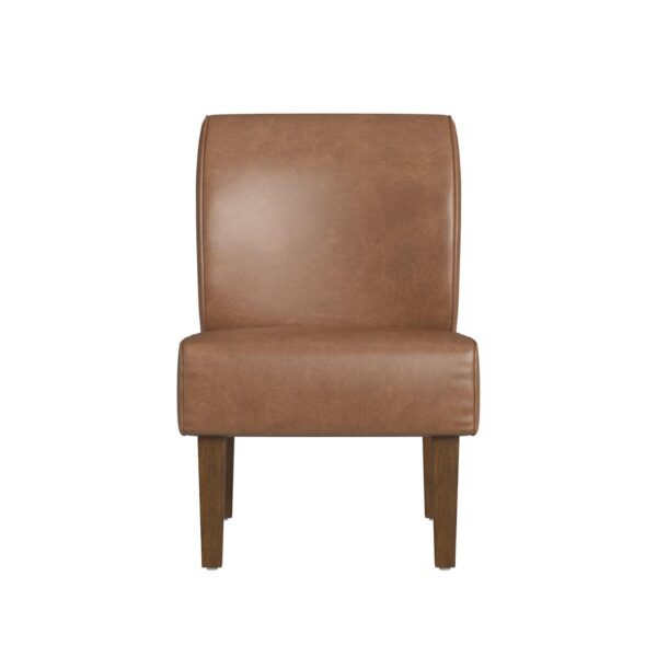 Hillsdale Furniture Clifton Saddle Faux Leather Upholstered Accent Chair