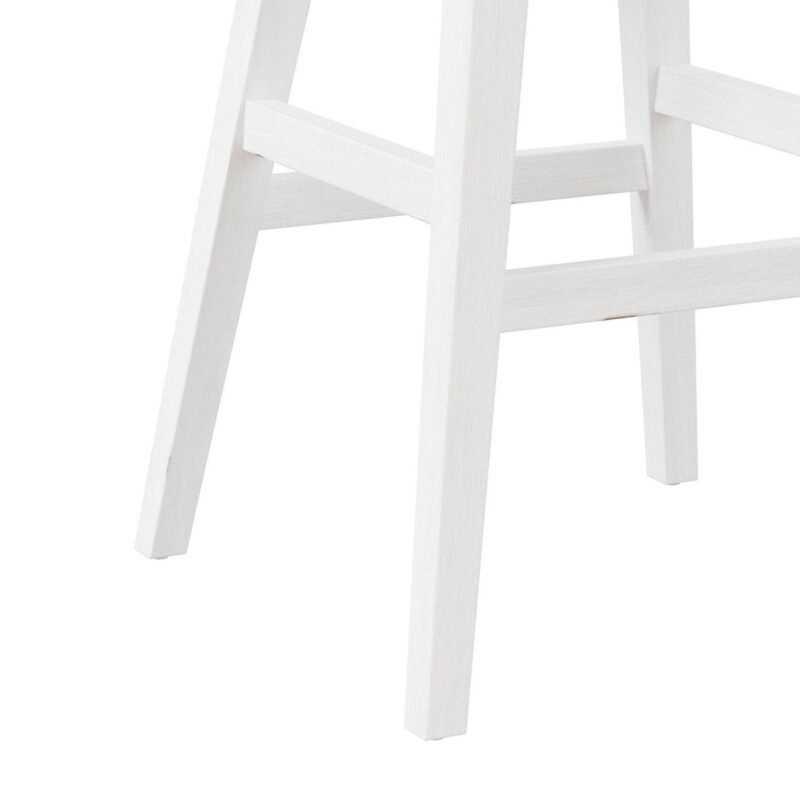 Hillsdale Furniture Clarion Wood and Upholstered Swivel Bar Stool - Image 3