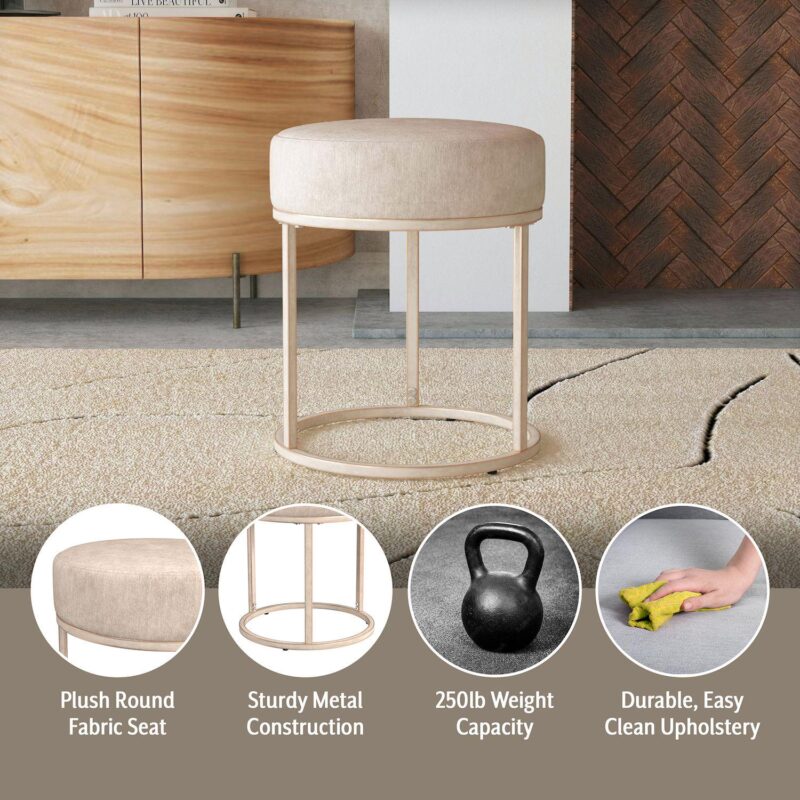 Hillsdale Furniture Swanson Vanity Stool - Image 7