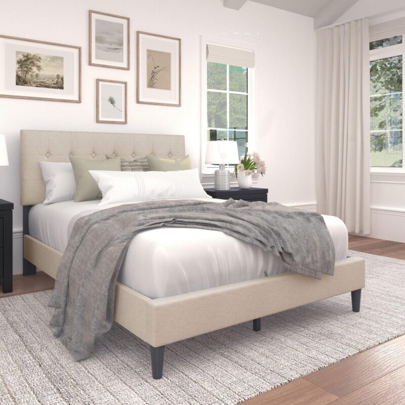 Hillsdale Furniture Hendrix Full Upholstered Bed Frame - Image 7