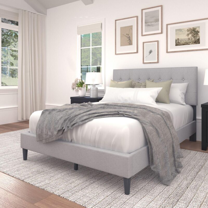 Hillsdale Furniture Hendrix Full Upholstered Bed Frame - Image 3