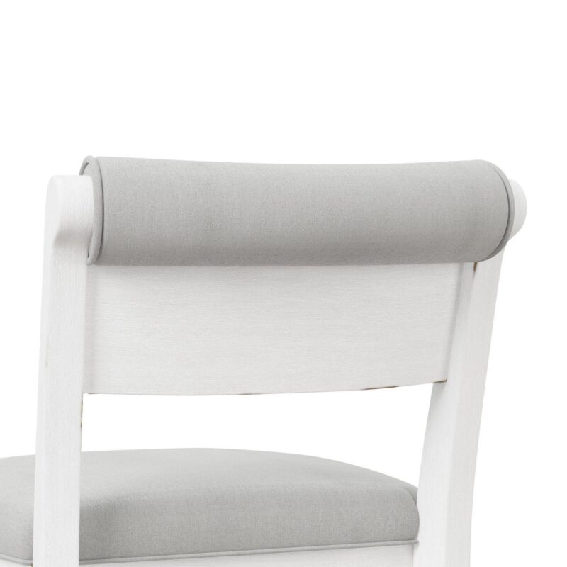Hillsdale Furniture Clarion Wood and Upholstered Swivel Bar Stool - Image 4