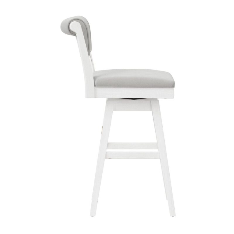 Hillsdale Furniture Clarion Wood and Upholstered Swivel Bar Stool - Image 12