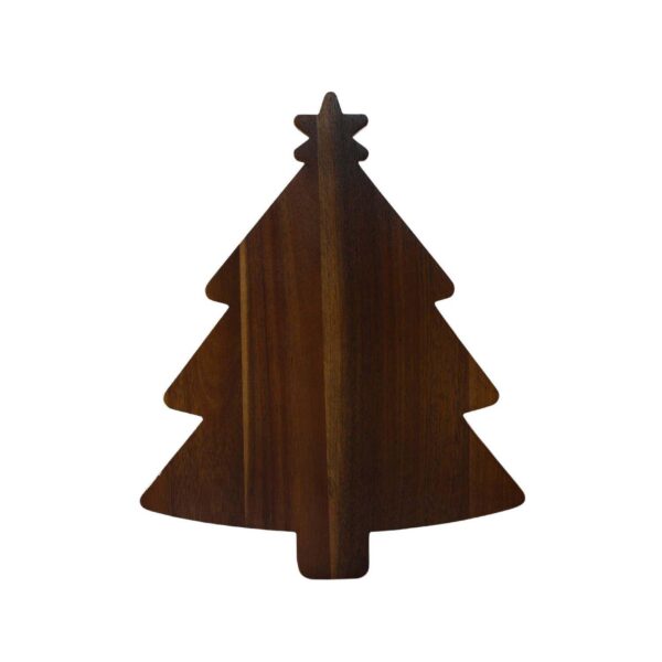 Holiday Tree Acacia Wood Board - 12.75  X 16