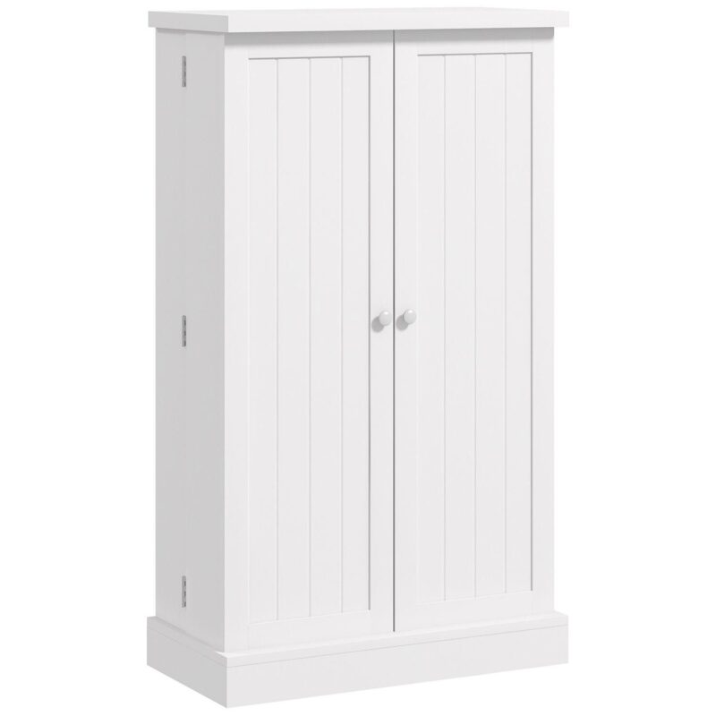 Homcom 41  Kitchen Pantry With 12 Spice Racks And Adjustable Shelves - Image 2